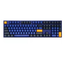 Ducky One 2 Horizon tastatūra USB Vācu Melns, Zils, Dzeltens