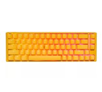 Ducky One 3 Yellow SF Tastatūra Spēļu USB ASV Angļu Mehāniskā 67 Taustiņi RGB