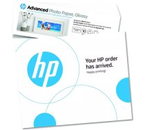 HP Advanced Photo Paper, Glossy, 65 lb, 4 x 12 in. (101 x 305 mm), 10 sheets