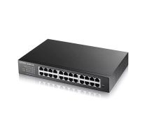 Zyxel GS1900-24E-EU0103F tīkla pārslēgs Vadīts L2 Gigabit Ethernet (10/100/1000) 1U Melns