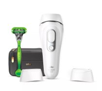 Epilators BRAUN Silk‑expert Pro 5 PL5145 IPL matiņu noņemšanai, 400 000 zibšņu, 10 intensitātes līmeņi, ķermeņa un sejas uzgaļi, tīkla barošana
