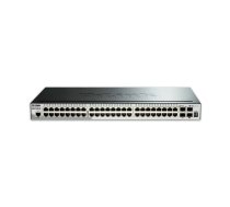 D-Link DGS-1510-52X tīkla pārslēgs Vadīts L3 Gigabit Ethernet (10/100/1000) 1U Melns