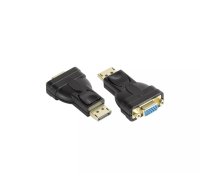 Alcasa DP-AD12 kabeļu spraudņu pāreja DisplayPort VGA (D-Sub) Melns