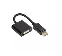 Alcasa DP-AD10 video kabeļu aksesuārs 0,2 m DisplayPort DVI-I Melns