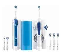 Oral-B Pro 2 2000 CrossAction Blue rotācijas zobu birste + Oxyjet irigators