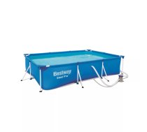 Rāmja baseins Bestway Steel Pro 3.00m x 2.01m x 66cm Zils Ietilpība 3300L