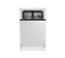 Beko iebūvētā trauku mazgājamā mašīna DIS35020, E enerģijas klase, 45 cm, 5 programmas