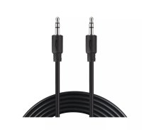 Sandberg MiniJack Cable M-M 2 m audio kabelis 3.5mm TRS Melns
