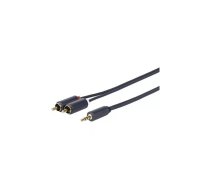 Vivolink PROMJRCA0.5 audio kabelis 0,5 m 3.5mm 2 x RCA Melns