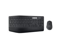 Logitech MK850 Performance tastatūra Pele iekļauta Universāls RF bezvadu sakari + Bluetooth QWERTY Ziemeļvalstu Melns