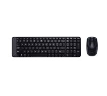 Logitech Wireless Combo MK220 tastatūra Pele iekļauta Birojs RF Bezvadu QWERTY US International Melns