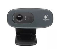 Logitech HD Webcam C270 vebkamera 3 MP 1280 x 720 pikseļi USB 2.0 Melns, Pelēks