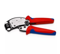 Knipex 97 53 19 knaibles vadu montāžai Gofrēšanas instruments Melns, Zils, Sarkans