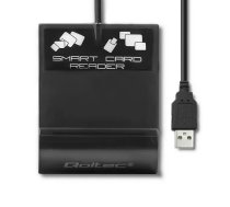 Kartes lasītājs QOLTEC Smart ID Card Reader Intelligenst 50636 USB Type C