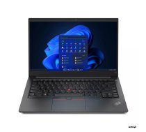 Lenovo ThinkPad E14 AMD Ryzen™ 5 5625U Portatīvais dators 35,6 cm (14") Full HD 8 GB DDR4-SDRAM 256 GB SSD Wi-Fi 6 (802.11ax) Windows 11 Pro Melns