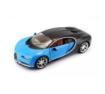 Kompozītmateriālu modelis Bugatti Chiron zili melns