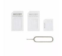 Parveidotājs Noosy          Universal       Adapter Nano Micro SIM 3 in1 Set + Key