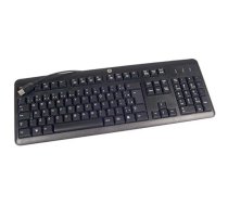 HP 672647-053 tastatūra Birojs USB AZERTY Franču Melns