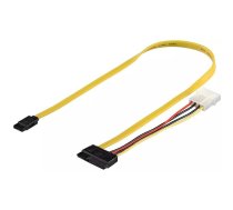 Microconnect PI17147 SATA kabelis 0,5 m SATA 7-pin SATA 7-pin + 15-pin Daudzkrāsains