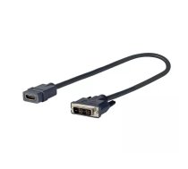 Vivolink PRODVIADAPHDMI video kabeļu aksesuārs 0,2 m DVI-D HDMI Melns