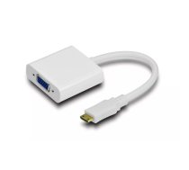 Microconnect HDMIVGA video kabeļu aksesuārs 15 m VGA (D-Sub) HDMI Type C (Mini) Melns