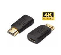 Microconnect HDM19M19FC kabeļu spraudņu pāreja HDMI HDMI Mini Melns