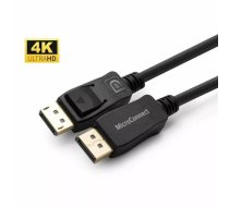 Microconnect DP-MMG-180 DisplayPort kabelis 1,8 m Melns