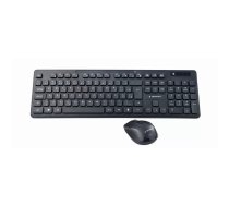 Gembird KBS-WCH-03-DE Tastatūra Peles iekļauta Universāla RF Bezvadu QWERTZ Vācu Melna