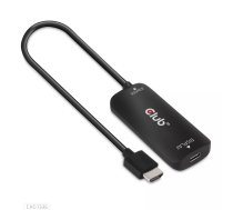 Aktīvais adapteris HDMI + Micro USB uz USB Type-C CLUB3D CAC-1336