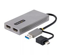 StarTech.com 107B-USB-HDMI USB grafiskais adapteris 3840 x 2160 pikseļi Pelēks