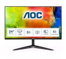 AOC B1 24B1H monitori 59,9 cm (23.6") 1920 x 1080 pikseļi Full HD LED Melns