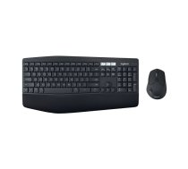 Logitech MK850 Performance Wireless Keyboard and Mouse Combo tastatūra Pele iekļauta RF bezvadu sakari + Bluetooth Ebreju Melns, Balts