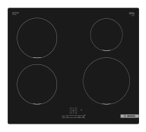 Bosch Serie 4 PUE611BB6E plīts virsmas sildelements Melns Iebūvēts 59.2 cm Zonas indukcijas plīts 4 zone(s)