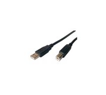 USB kabelis Sharkoon 4044951015252 USB 2.0 1 m USB A USB B Melns