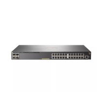 Pārvaldāms L3 Gigabit Ethernet slēdzis HP Aruba 2930F — 24× Gigabit PoE+ RJ-45, 4× SFP+, 1U, 128 Gbps