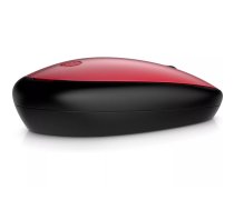 Bezvadu Bluetooth pele HP 240 Empire Red — ambidekstra, optiskā 1600 DPI, 3 pogas, Bluetooth 5.1, AA baterija