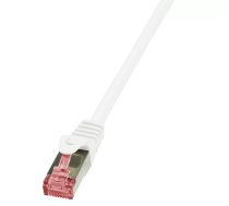 LogiLink 0.25m Cat.6 S/FTP tīkla kabelis Balts 0,25 m Cat6 S/FTP (S-STP)