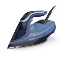 Tvaika gludeklis Philips Azur DST8020/20, 3000 W, ūdens tvertne 0,3 L, SteamGlide Elite pamatne, 55 g/min nepārtraukts, 240 g/min pastiprinājums, 2,5 m vads, zils