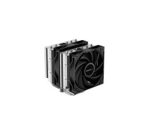Gaisa dzesētājs DeepCool AG620 — 6 siltuma caurules, ventilators 120 mm, TDP 260 W, augstums 157 mm, hidrauliskais gultnis