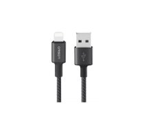 Orsen S9M USB A un Micro 2.1A 1m melns