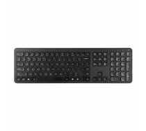 Bezvadu tastatūra PLATINET K100 US melna, kompakts dizains, US izkārtojums