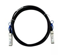 BlueOptics ET7302-DAC-50CM-BL InfiniBand un optiskās šķiedras kabelis 0,5 m SFP28 Melns, Sudrabs