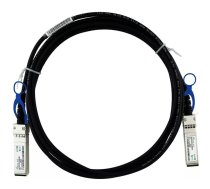 BlueOptics SFP-DAC25-3M-BL InfiniBand un optiskās šķiedras kabelis SFP28 Melns, Sudrabs