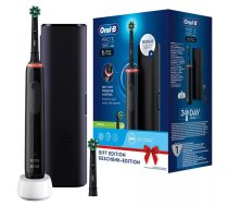 Rotējošā zobu birste Oral-B Pro 3 3500 Melna