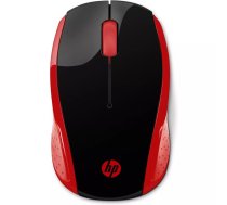 Pele HP Wireless Mouse 200 Empress Red RF Wireless
