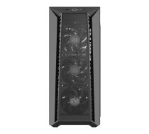 Datora korpuss COOLER MASTER MASTERBOX 520 MESH BLACKOUT EDITION MidiTower melnā krāsā