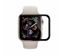 Riff Hot Bending 3D Noapaļots Aizsargstikls priekš Apple Watch 1 / 2 / 3 ar displeju 38mm Melns