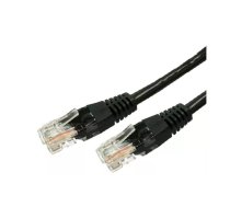 Patch kabelis cat.6a RJ45 UTP 0,5m melns