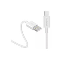 DUDAO cable USB Type C 3A 1m white L1T - Kabel - Digital/Daten USB kabelis USB 3.2 Gen 1 (3.1 Gen 1) USB A USB C Balts