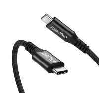 Choetech ātrās uzlādes kabelis USB C tipa - USB Type C 3.1 Gen 2 100W Power Delivery 2m melns (XCC-1007)